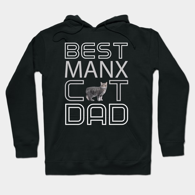 Best Manx Cat Dad Hoodie by AmazighmanDesigns